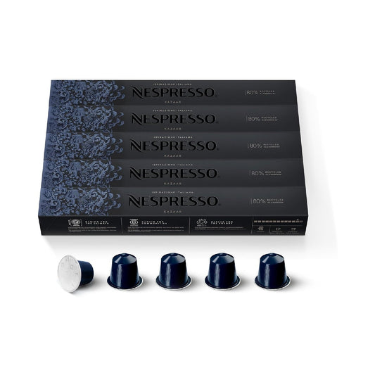 Nespresso Original Line Capsules – Dark Roast Coffee Pods, 50-Count