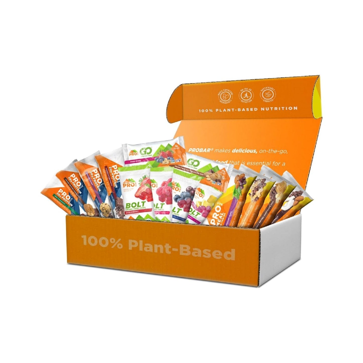 PROBAR - MEAL Bar, Non-GMO, Gluten-Free, Healthy, Plant-Based, Whole-Food Ingredients, Natural Energy (12 Count)