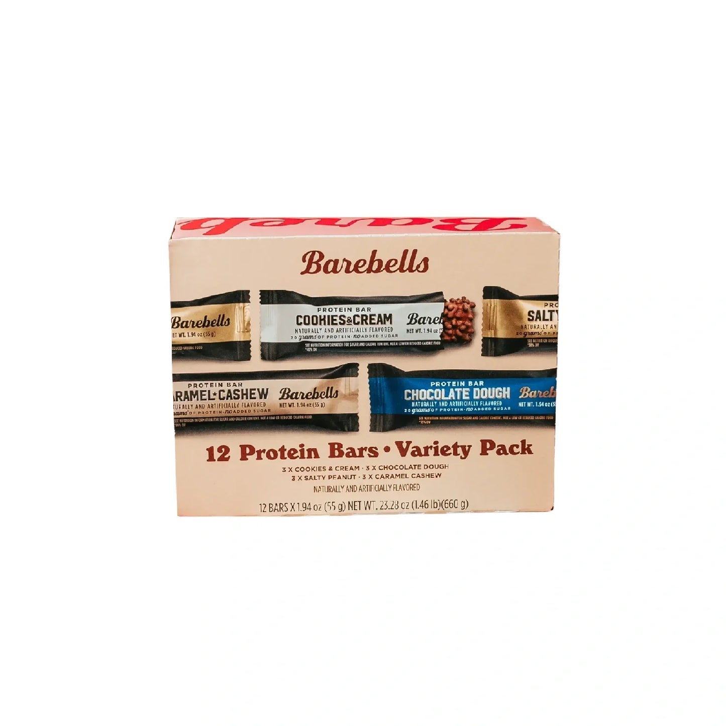 Barebells Protein Bars - 12 Count, 20g High Protein Treats - Chocolate Nutrition Bar with 1g Total Sugars