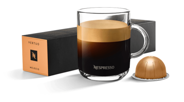 Nespresso Capsules Vertuo, Melozio, Medium Roast Coffee, 30-Count Coffee Pods, Brews 7.8oz.
