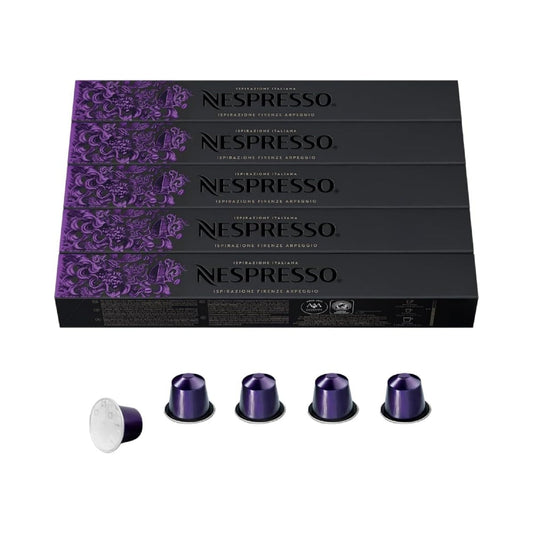 Nespresso Original Line Capsules –  Dark Roast Coffee Pods, 50-Count