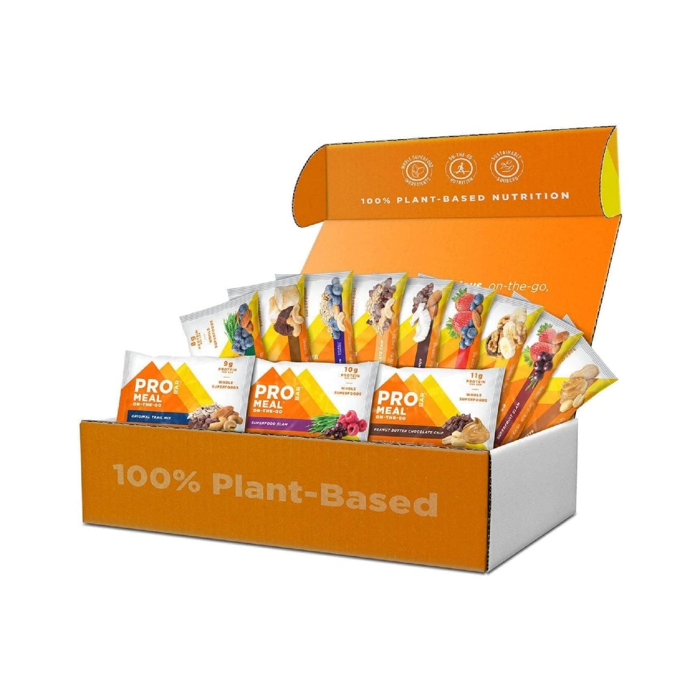 PROBAR - MEAL Bar, Non-GMO, Gluten-Free, Healthy, Plant-Based, Whole-Food Ingredients, Natural Energy (12 Count)