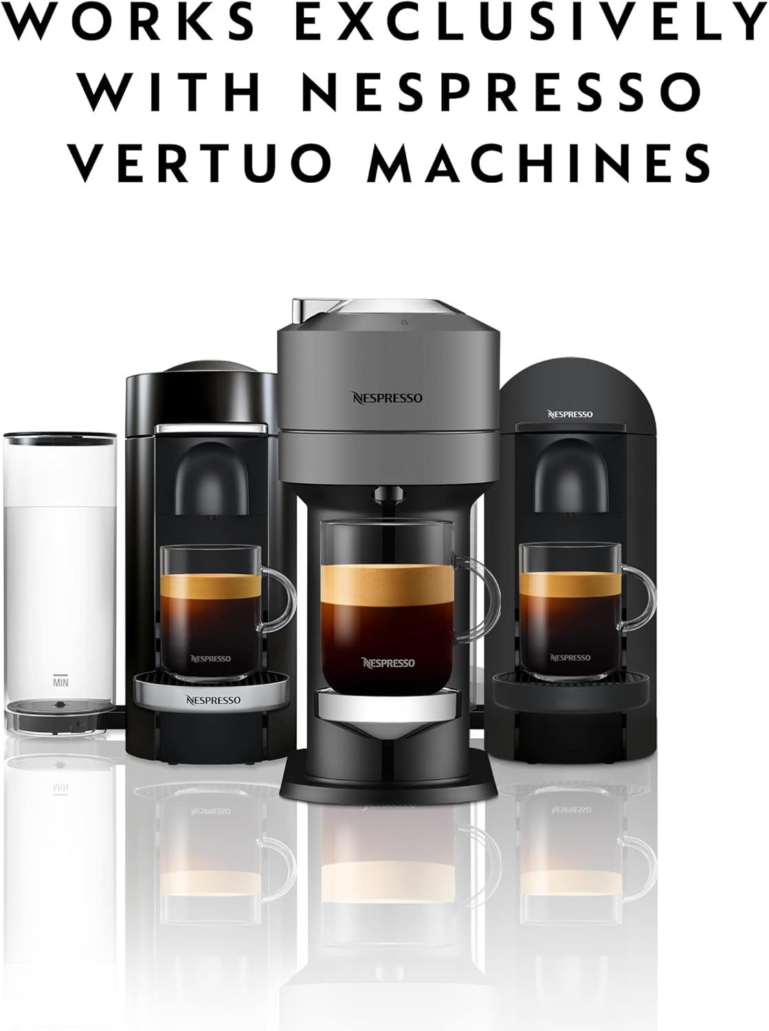 Nespresso Capsules Vertuo, Melozio, Medium Roast Coffee, 30-Count Coffee Pods, Brews 7.8oz.