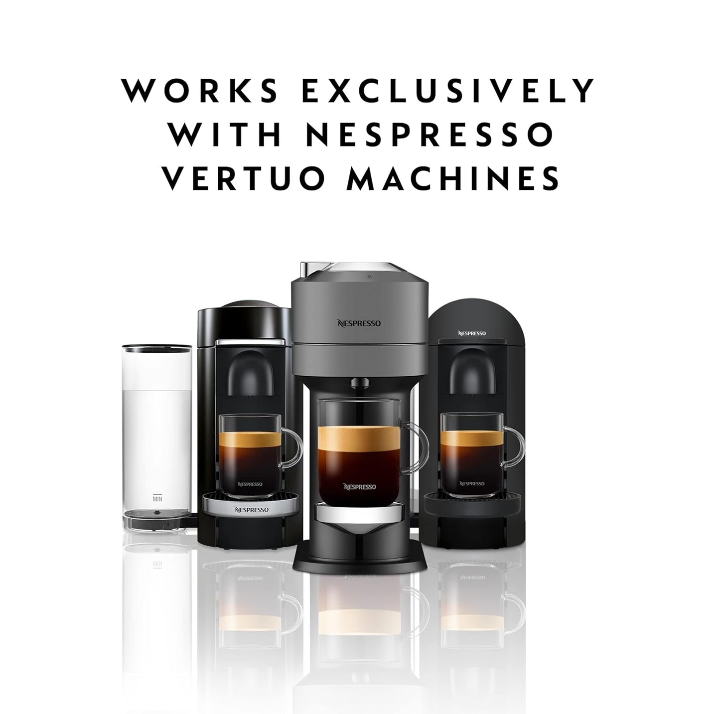 Nespresso Vertuo Capsules – Medium Roast Espresso Coffee Pods, 50-Count, Brews 1.35oz