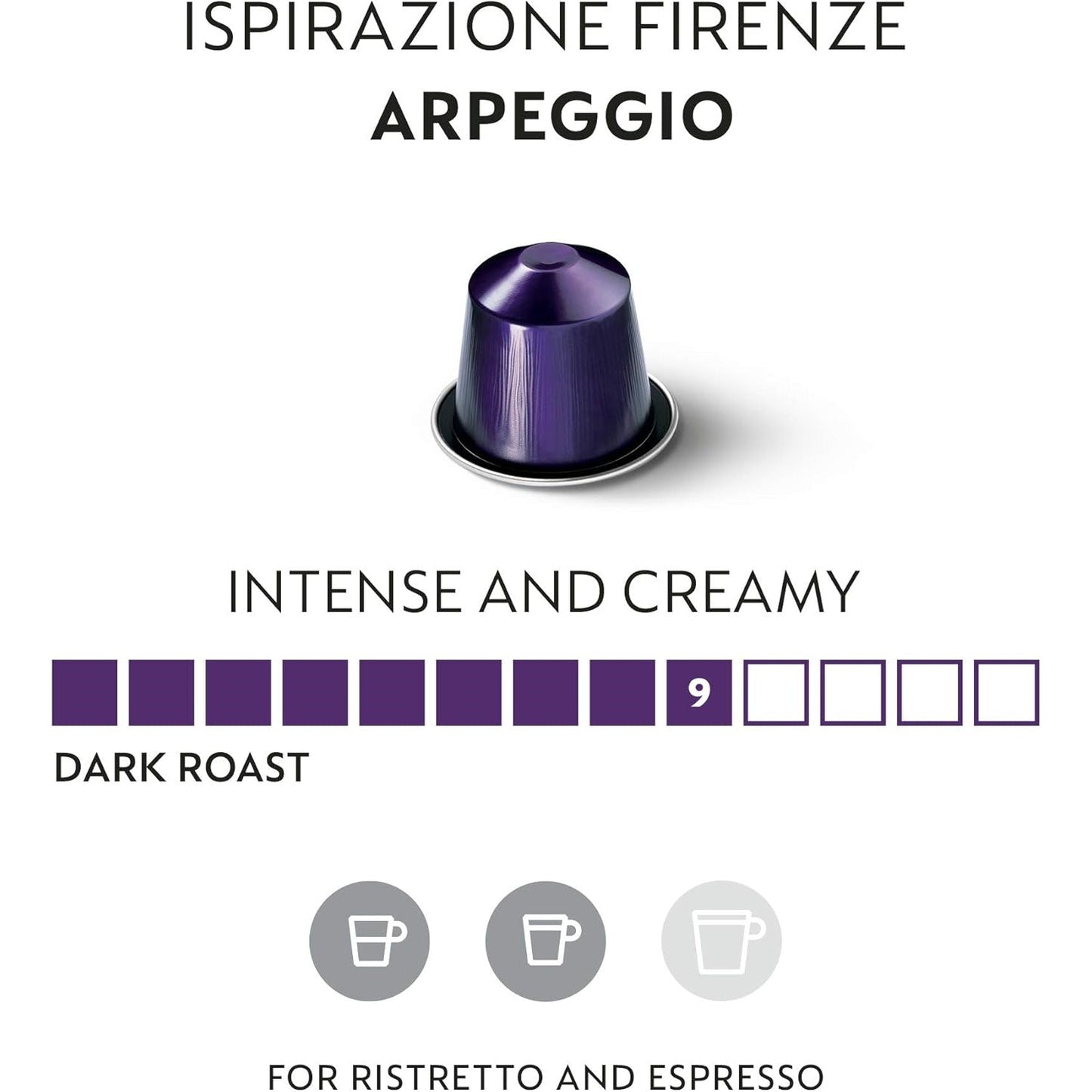 Nespresso Original Line Capsules –  Dark Roast Coffee Pods, 50-Count