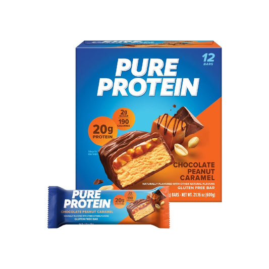 Pure Protein Bar, High Protein, Nutritious Snack, Low Sugar, 1.76 oz, 12 Count