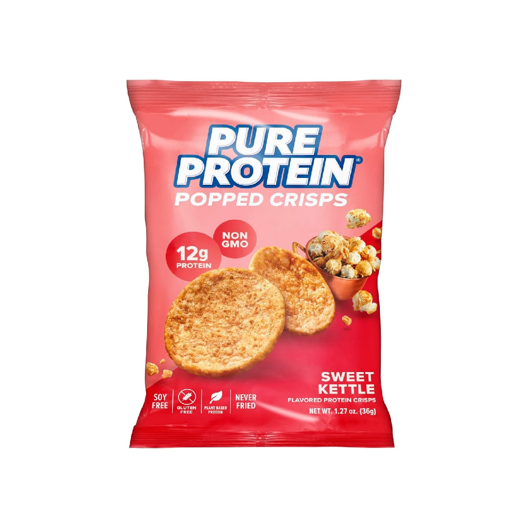 Pure Protein Popcorn Chips, High Protein Snack, 12g Protein, 1.27 oz, 12 Count