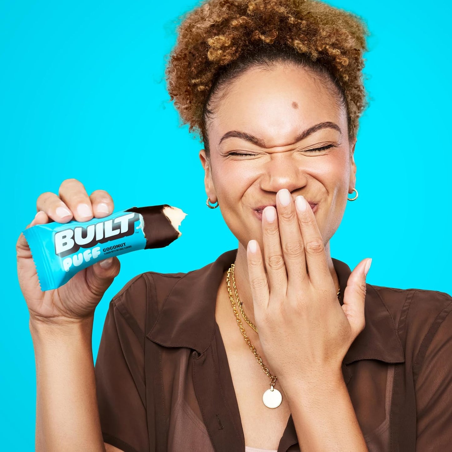 Built Bar, Puff Protein Bars, 17g Protein Snacks,  Only 140 Calories, 6g Sugar, Collagen, Gluten Free, 12 Count