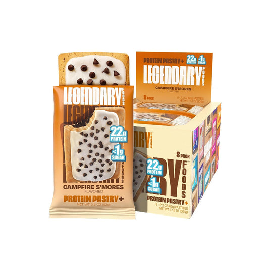 Legendary Foods Protein Pastry 22g – Low Carb, Zero Sugar, Gluten Free Keto Meal Replacement Bar