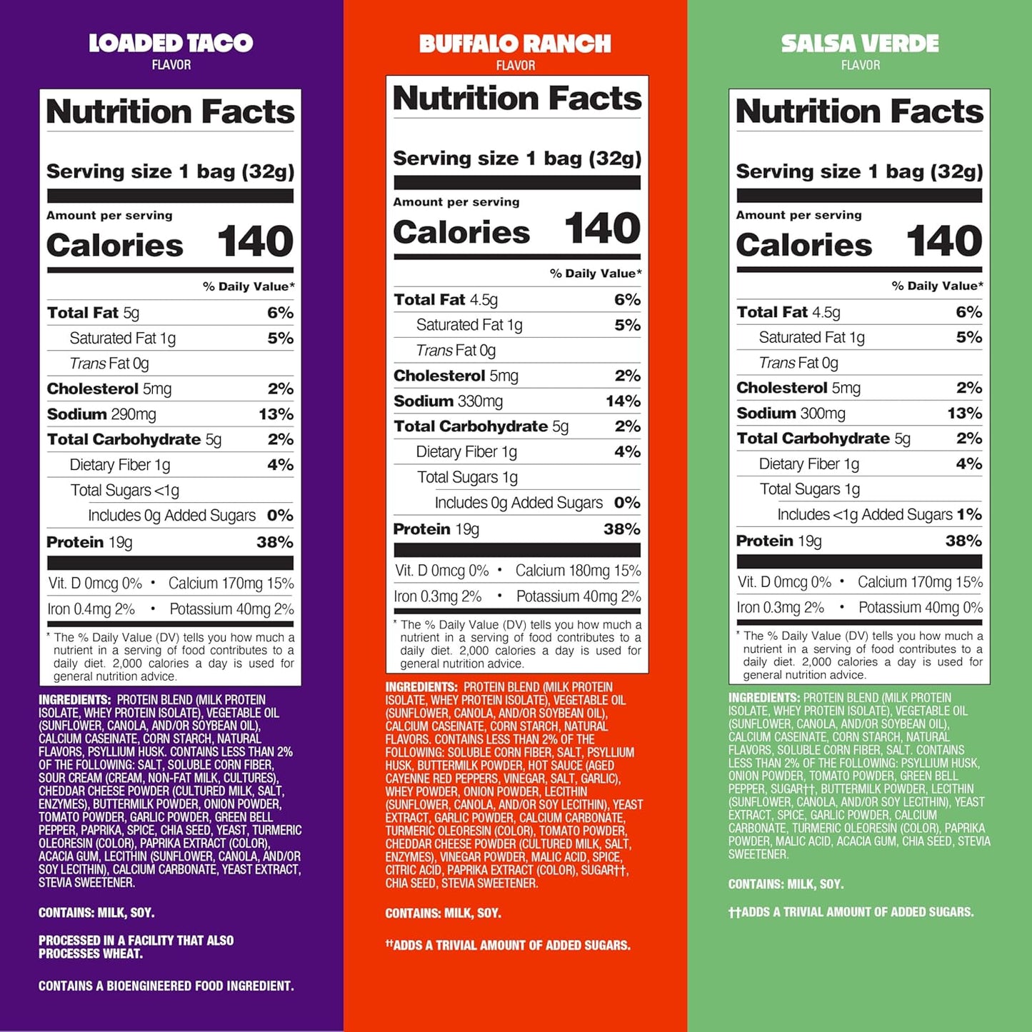 Quest Nutrition Protein Chips, 19g Protein, 4g Net Carb, Low Carb, Gluten Free, 1.1 oz (Pack of 12)