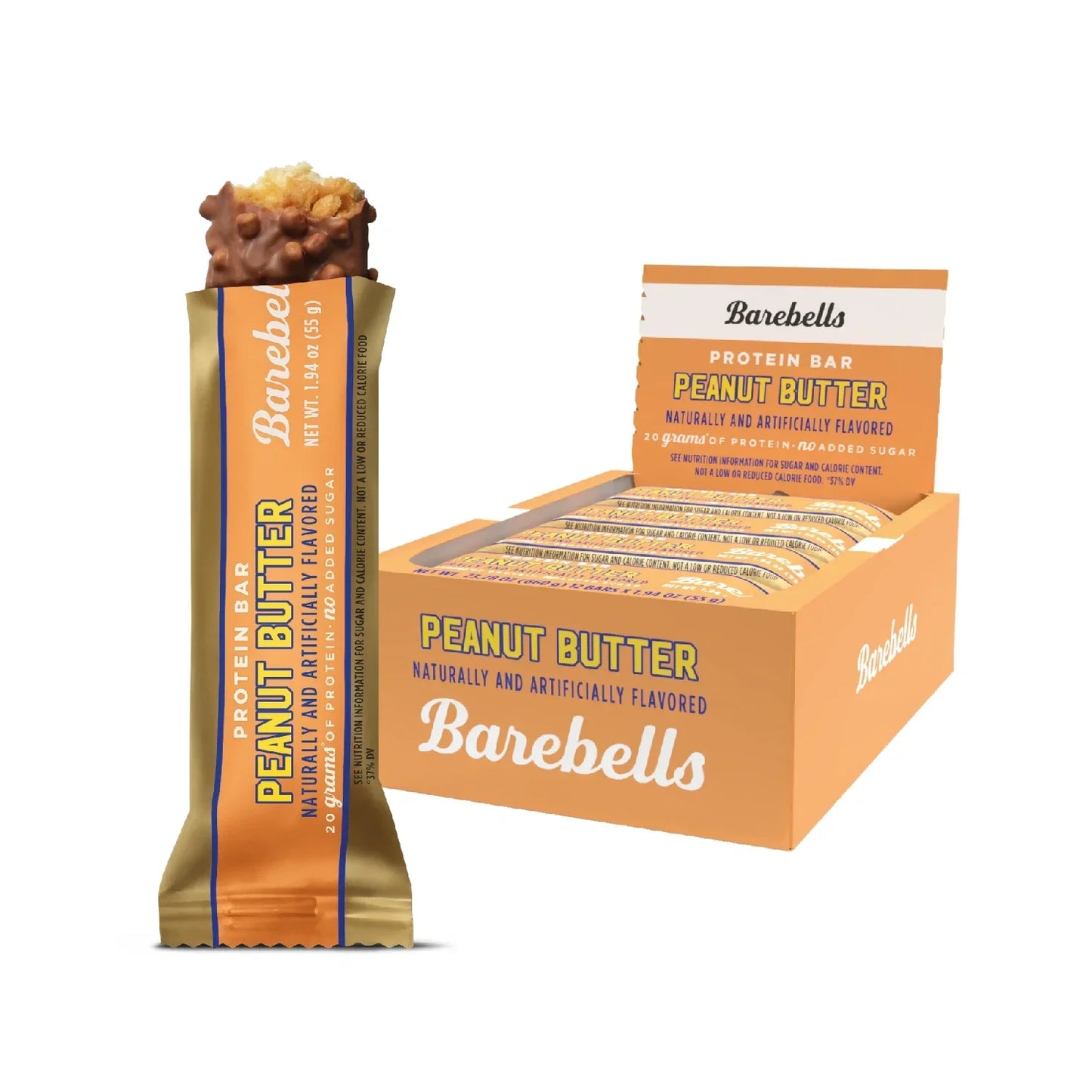 Barebells Protein Bars  - 12 Count, 20g High Protein Treats - Chocolate Nutrition Bar with 1g Total Sugars