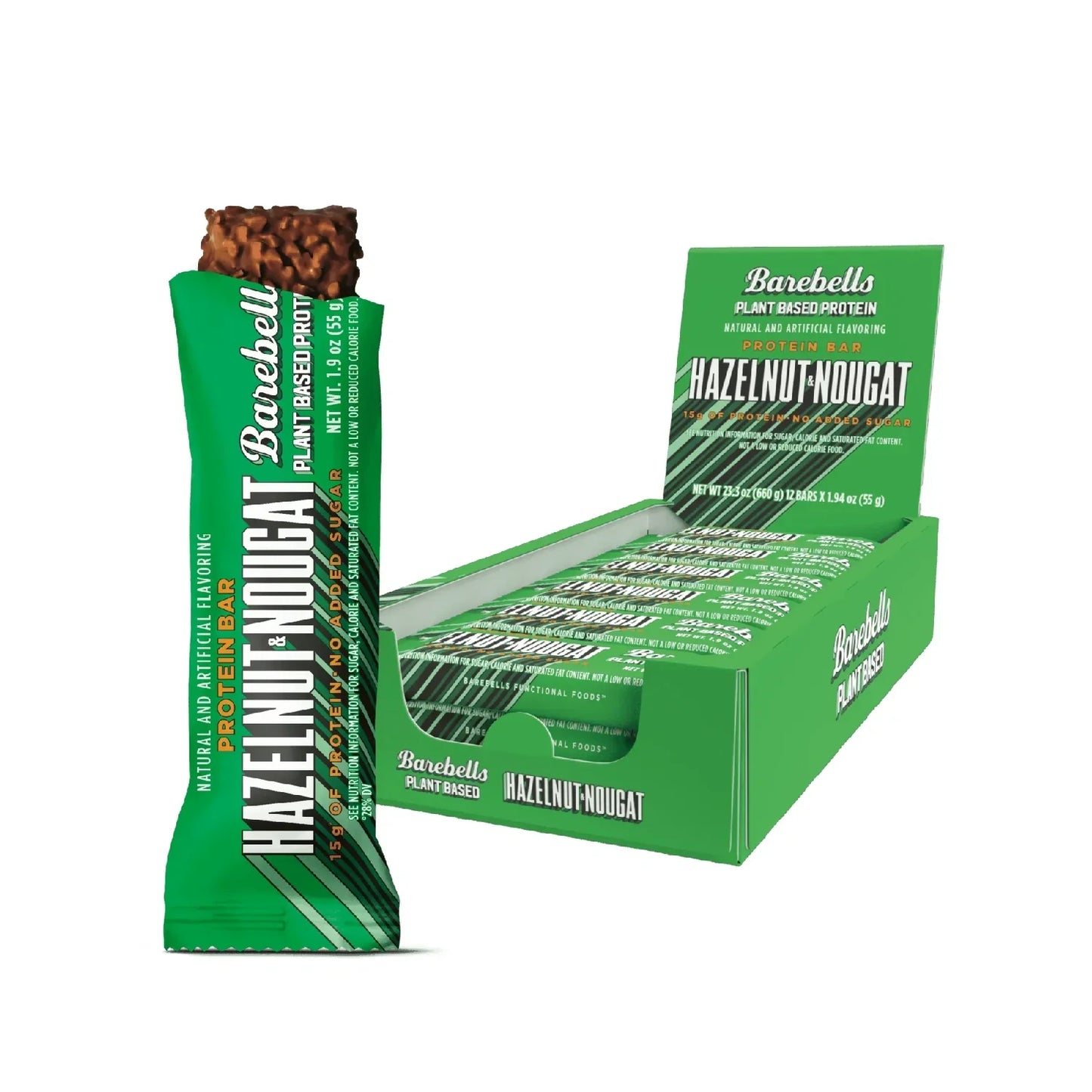 Barebells Protein Bars  - 12 Count, 20g High Protein Treats - Chocolate Nutrition Bar with 1g Total Sugars